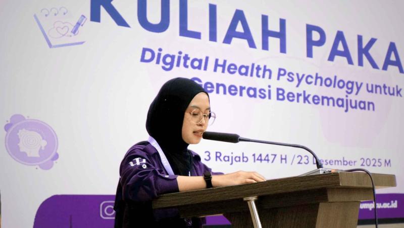 Prodi Psikologi UMPKU Surakarta Gelar Kuliah Pakar Digital Health Psychology